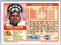 1989 NFL Proset Rickey Jackson #270