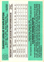 1984 Donruss Dave Stapleton #273
