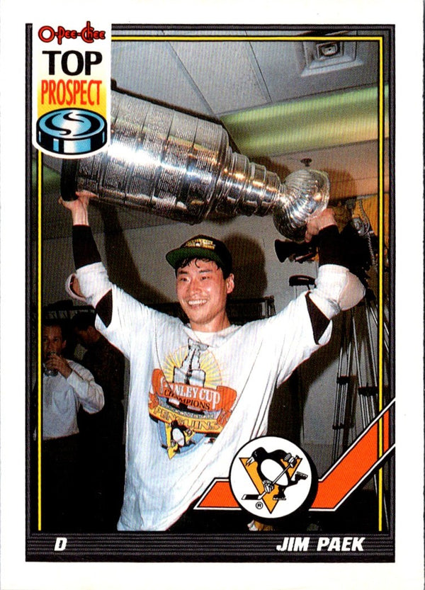 1991 O-Pee-Chee Jim Paek #437 Rookie