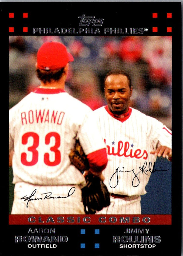 2007 Topps Aaron Rowand/Jimmy Rollins #658