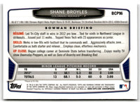 2013 Bowman Chrome Prospects Shane Broyles #BCP96