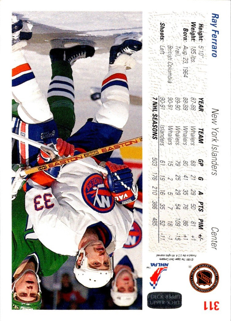 1991 Upper Deck Ray Ferraro