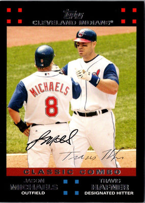 2007 Topps Jason Michaels/Travis Hafner #651