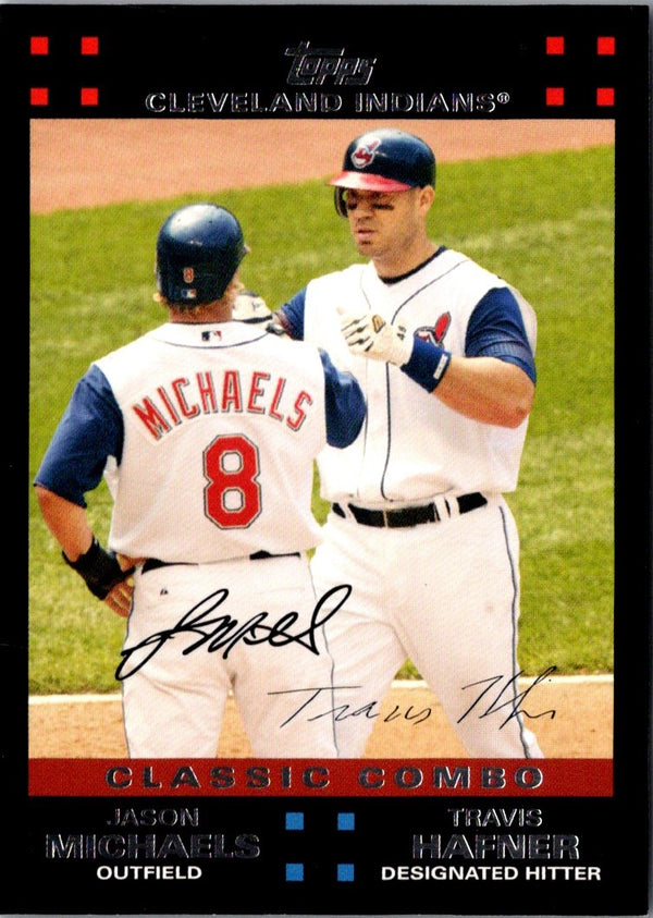 2007 Topps Jason Michaels/Travis Hafner #651