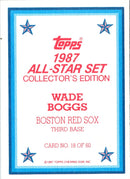 1988 Topps Glossy Collector's Sheets Offer