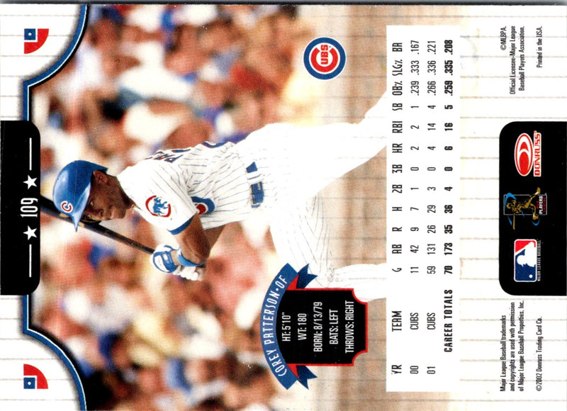 2002 Donruss Corey Patterson