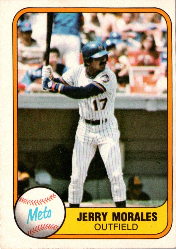 1981 Fleer Jerry Morales #338