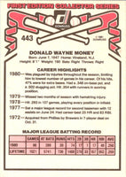 1981 Donruss Don Money #443