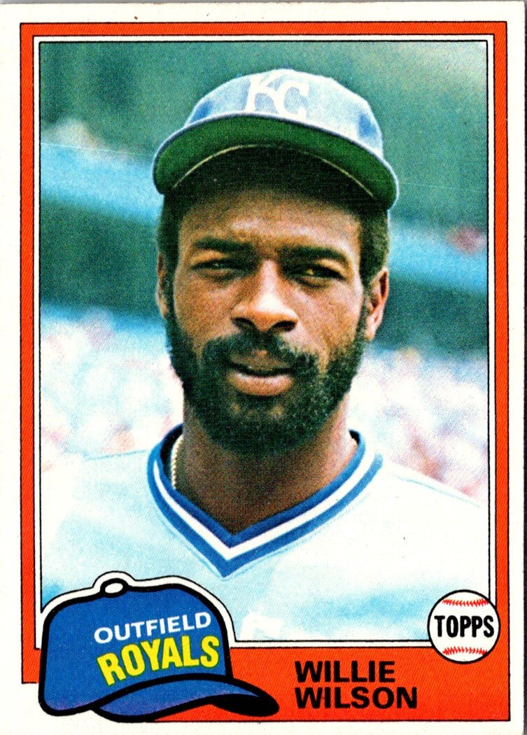 1981 Topps Willie Wilson