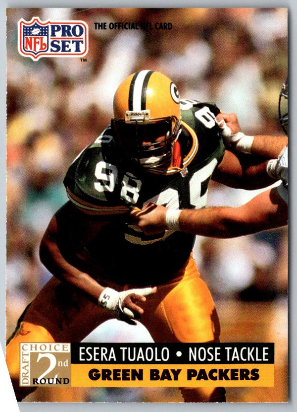 1991 Pro Set Esera Tuaolo #764 Rookie