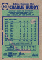 1990 Topps Charlie Huddy #344