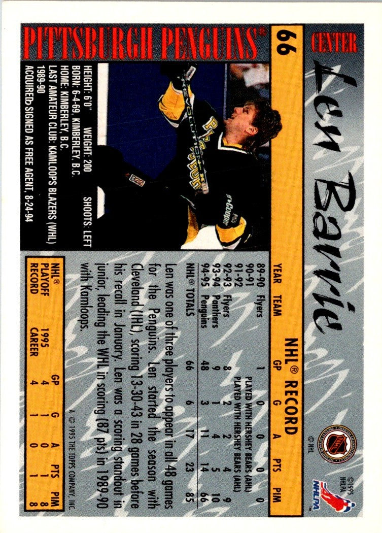 1995 Topps Len Barrie