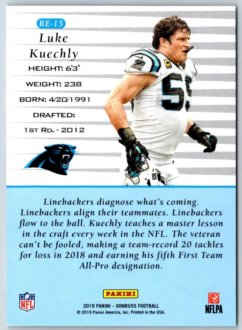 2019 Donruss Retro 1999 Luke Kuechly