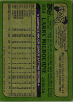 1982 Topps Blackless Larry Milbourne #669