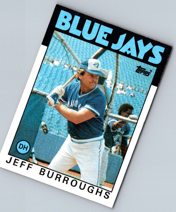 1986 Topps Jeff Burroughs #168