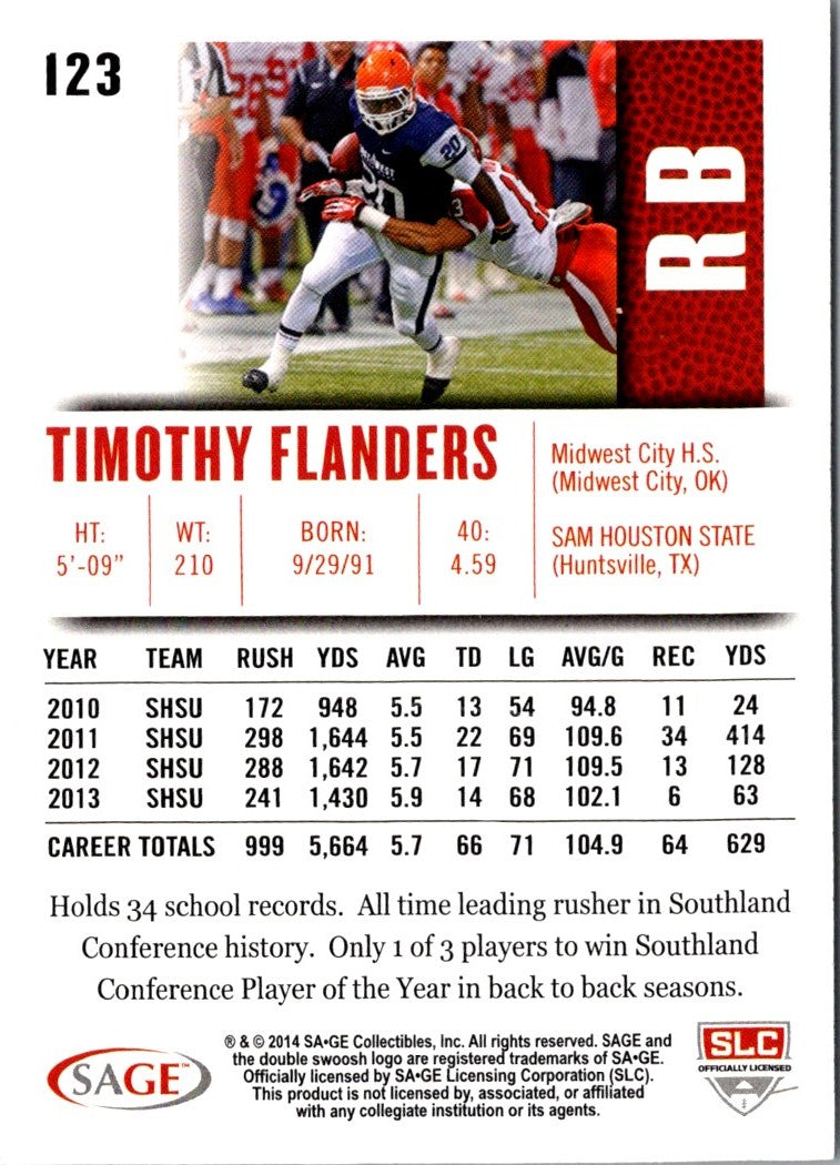 2014 SAGE HIT Timothy Flanders