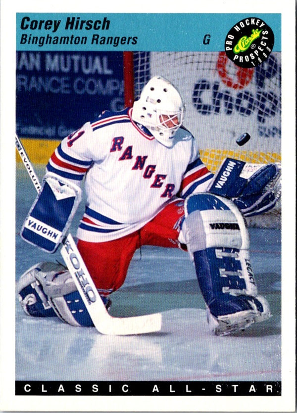 1993 Classic Pro Prospects Corey Hirsch #65