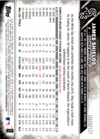 2016 Topps Holiday Baseball James Shields #HMW121