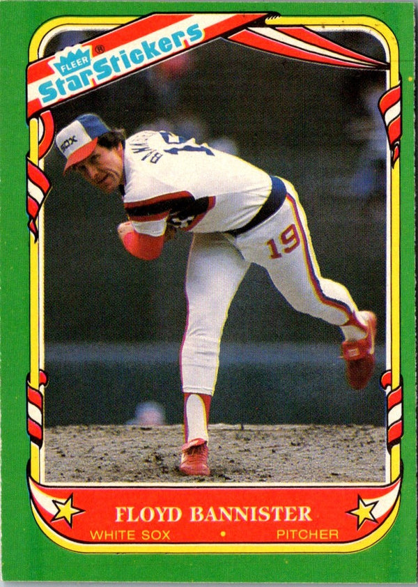 1987 Fleer Star Stickers Floyd Bannister #3