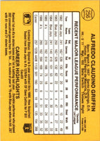 1987 Donruss Alfredo Griffin #256