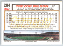 1992 Topps Trevor Wilson