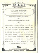 2012 Topps Allen & Ginter World's Tallest Buildings Willis Tower