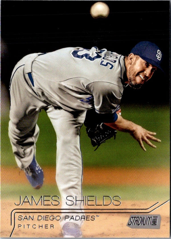 2015 Stadium Club James Shields #60