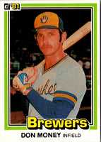 1981 Donruss Don Money #443