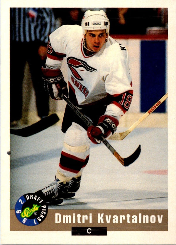 1992 Classic Draft Picks Dmitri Kvartalnov #120