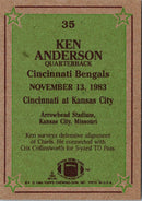 1984 Topps Ken Anderson