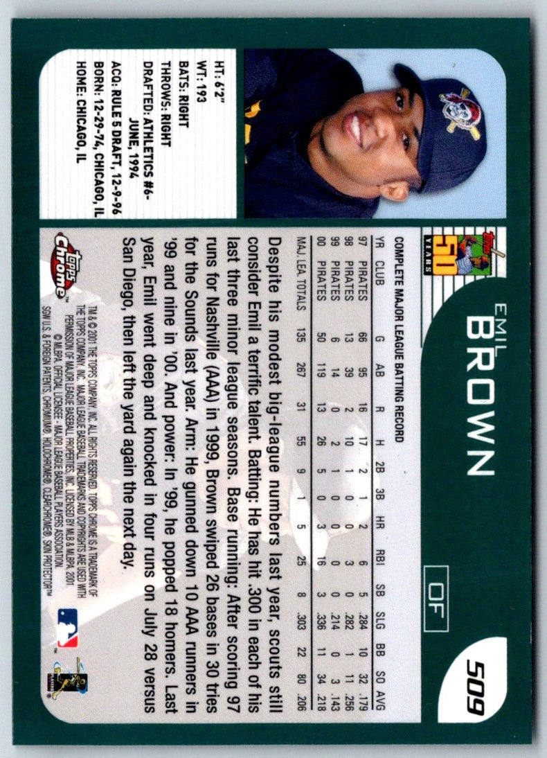 2001 Topps Chrome Emil Brown