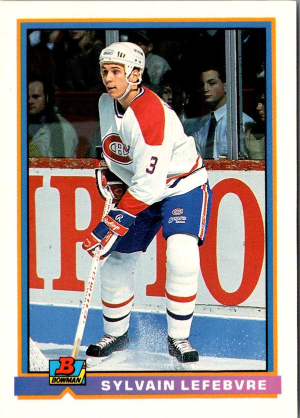 1991 Bowman Sylvain Lefebvre #332