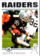 2004 Topps Justin Fargas