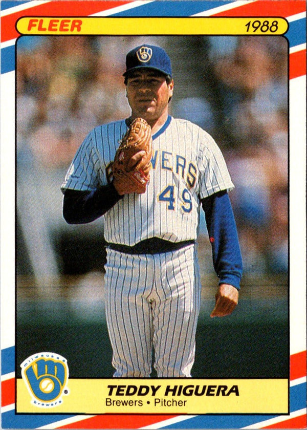 1988 Fleer SuperStars Teddy Higuera #16