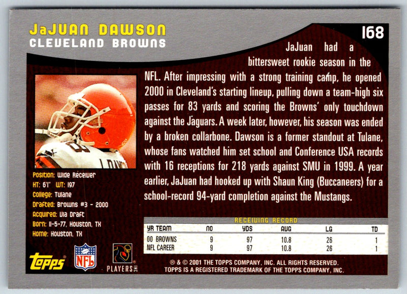 2001 Topps JaJuan Dawson