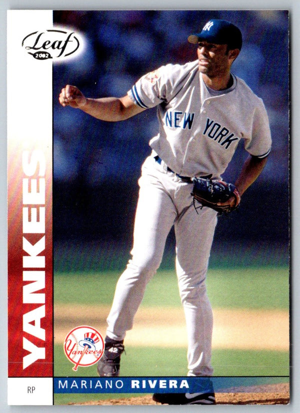 2002 Leaf Mariano Rivera #130