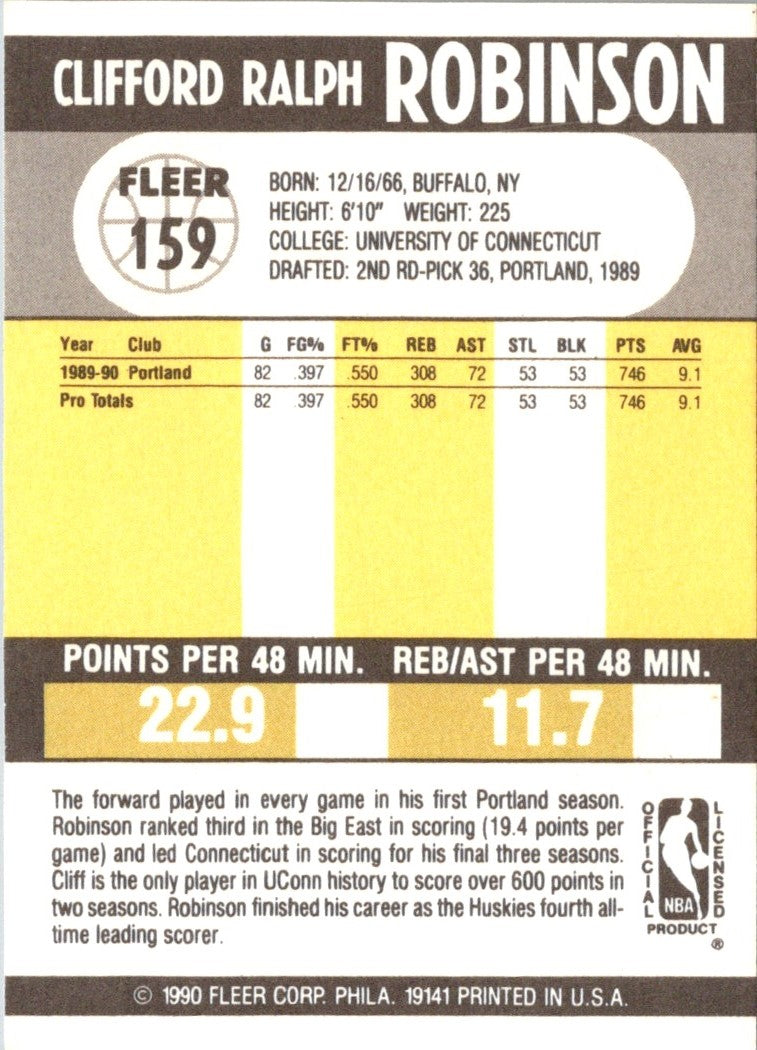 1989 Fleer Don Robinson