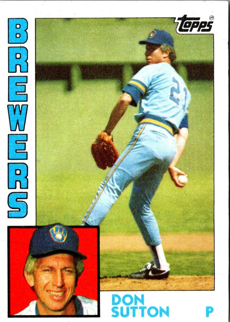 1984 Topps Don Sutton