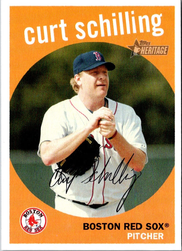 2008 Topps Heritage Curt Schilling #12