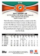 2012 Topps Matt Moore