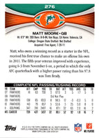 2012 Topps Matt Moore #276