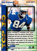 1998 Ultra Top 30 Joey Galloway