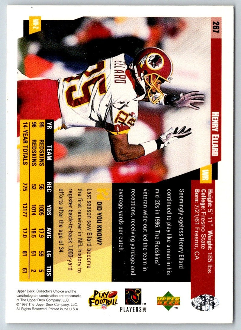 1997 Collector's Choice Henry Ellard