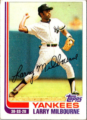 1982 Topps Blackless Larry Milbourne #669