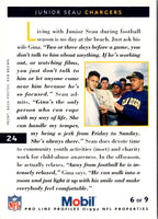 1992 Pro Line Profiles Junior Seau #141