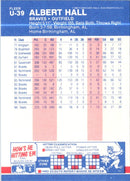 1987 Fleer Update Albert Hall