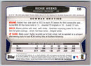 2013 Bowman Rickie Weeks