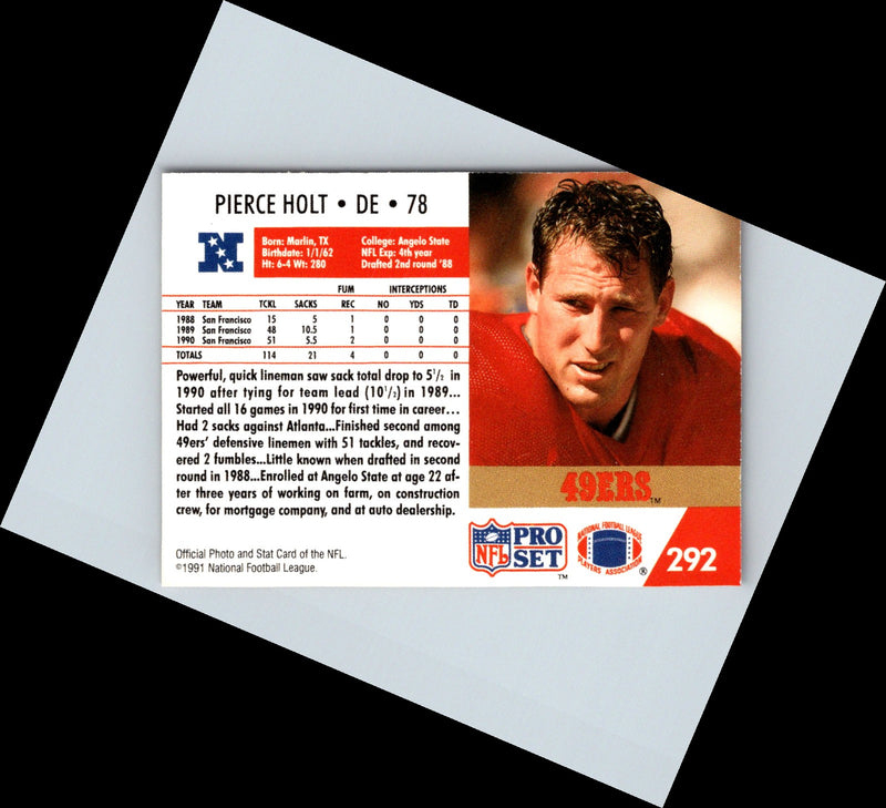 1991 Pro Set Pierce Holt