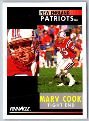 1991 Pinnacle Marv Cook #262