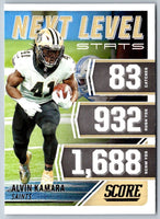 2021 Score Next Level Stats Alvin Kamara #NL20